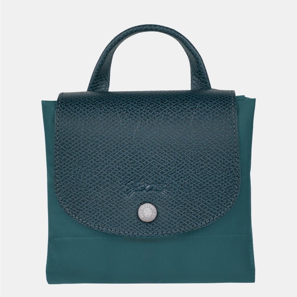 Longchamp Le Pliage Green M Backpack -  Peacock (Teal) - Picture 7 of 13